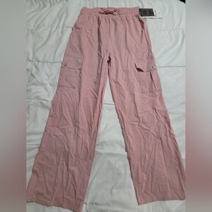 NWT Pull On Athletic Track Pants Light Rose Medium